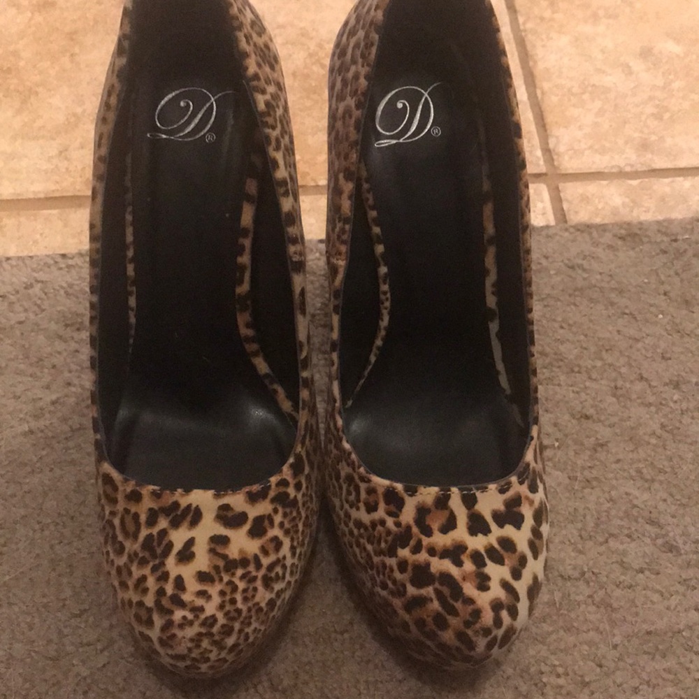 Cheetah print high heels